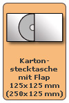 Kartonstecktasche 4 Seiten